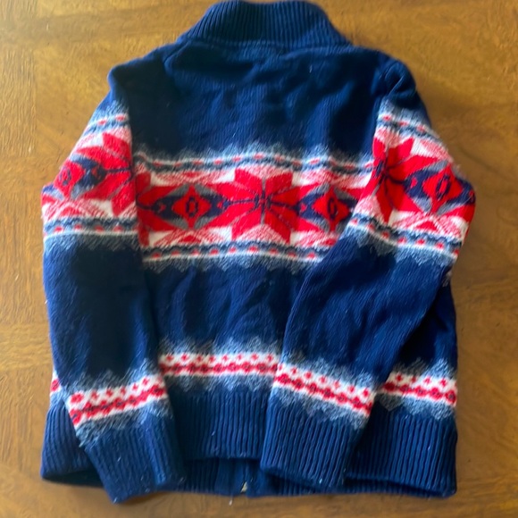 Brooks Brothers Boys Sweater size Small blue & Red Long Sleeve sip up - Picture 4 of 5